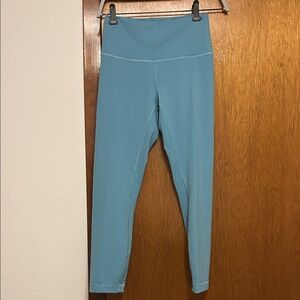 Lululemon wunder train blue leggings